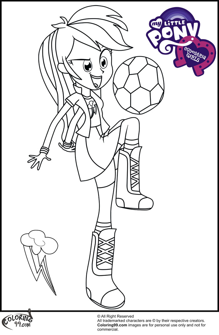 Fans request rainbow dash equestria girl coloring pages team colors