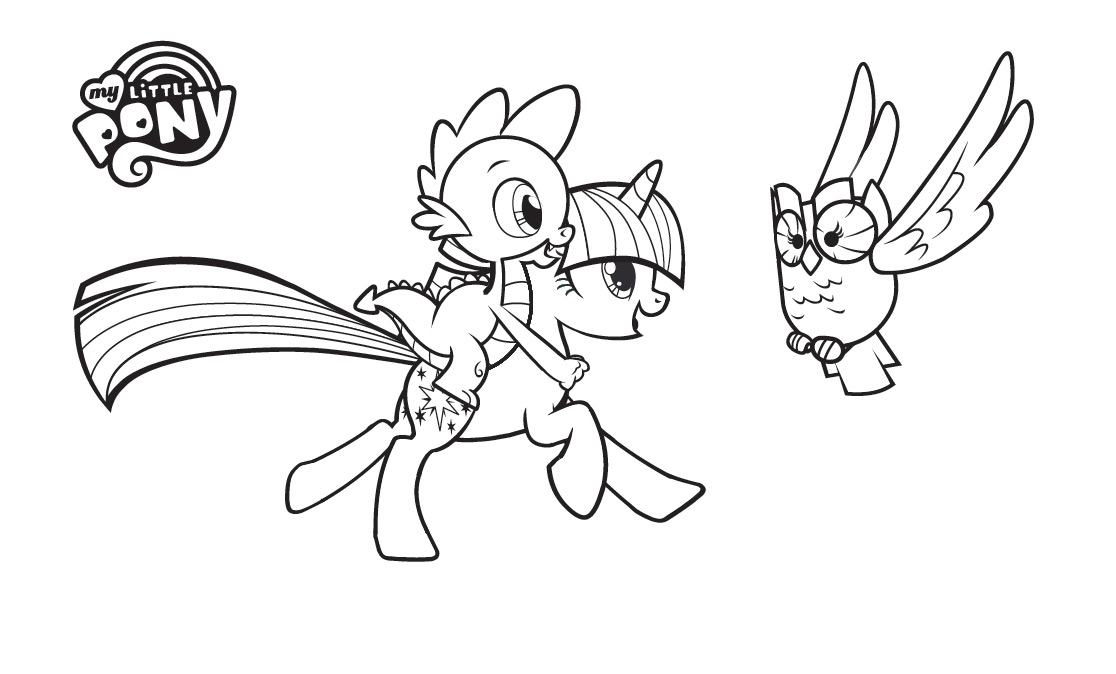 Kids under my little pony coloring pages