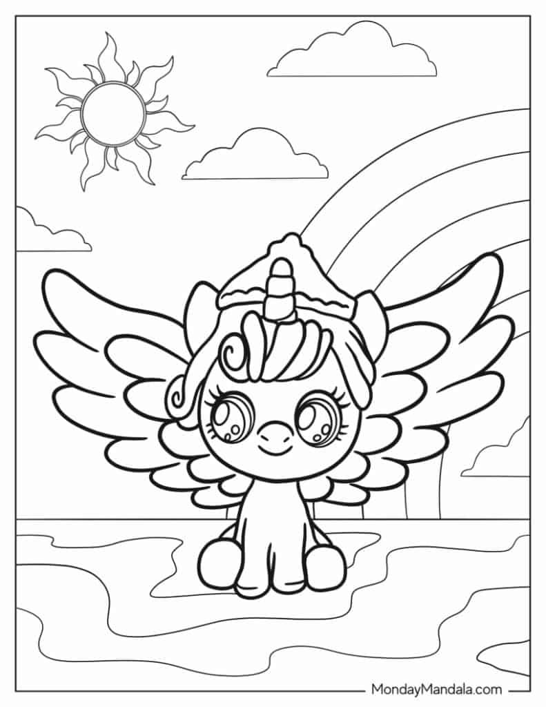 My little pony coloring pages free pdf printables