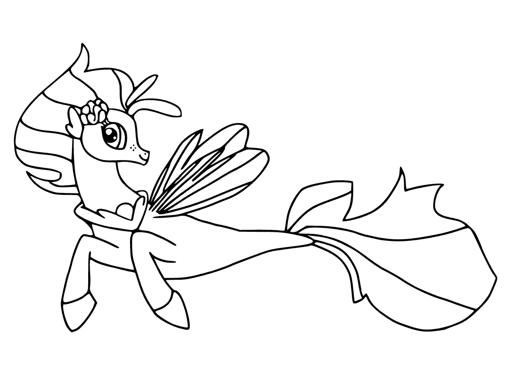 My little pony the movie coloring page skystar my little pony movie my little pony coloring my little pony