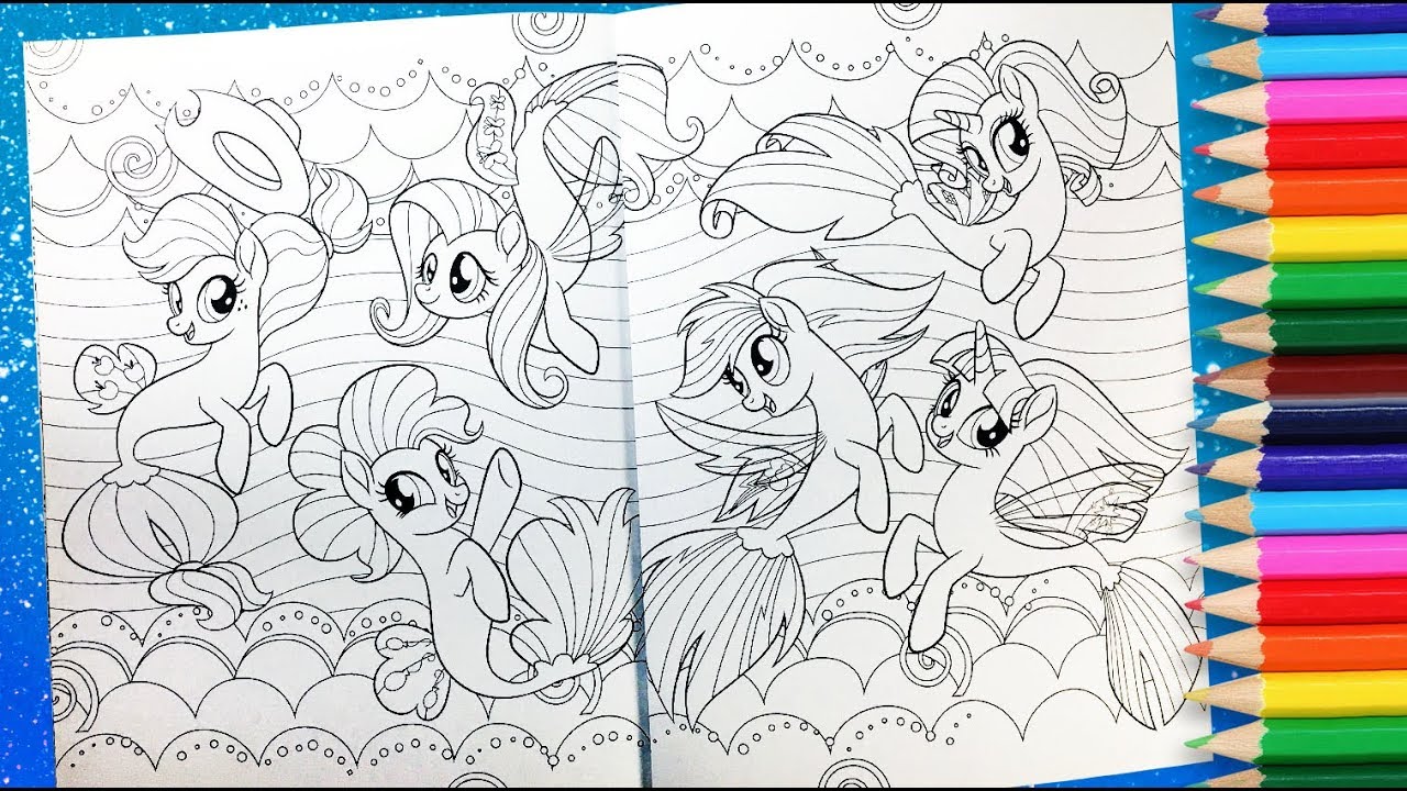 Y little pony ovie coloring book lp colouring for kids