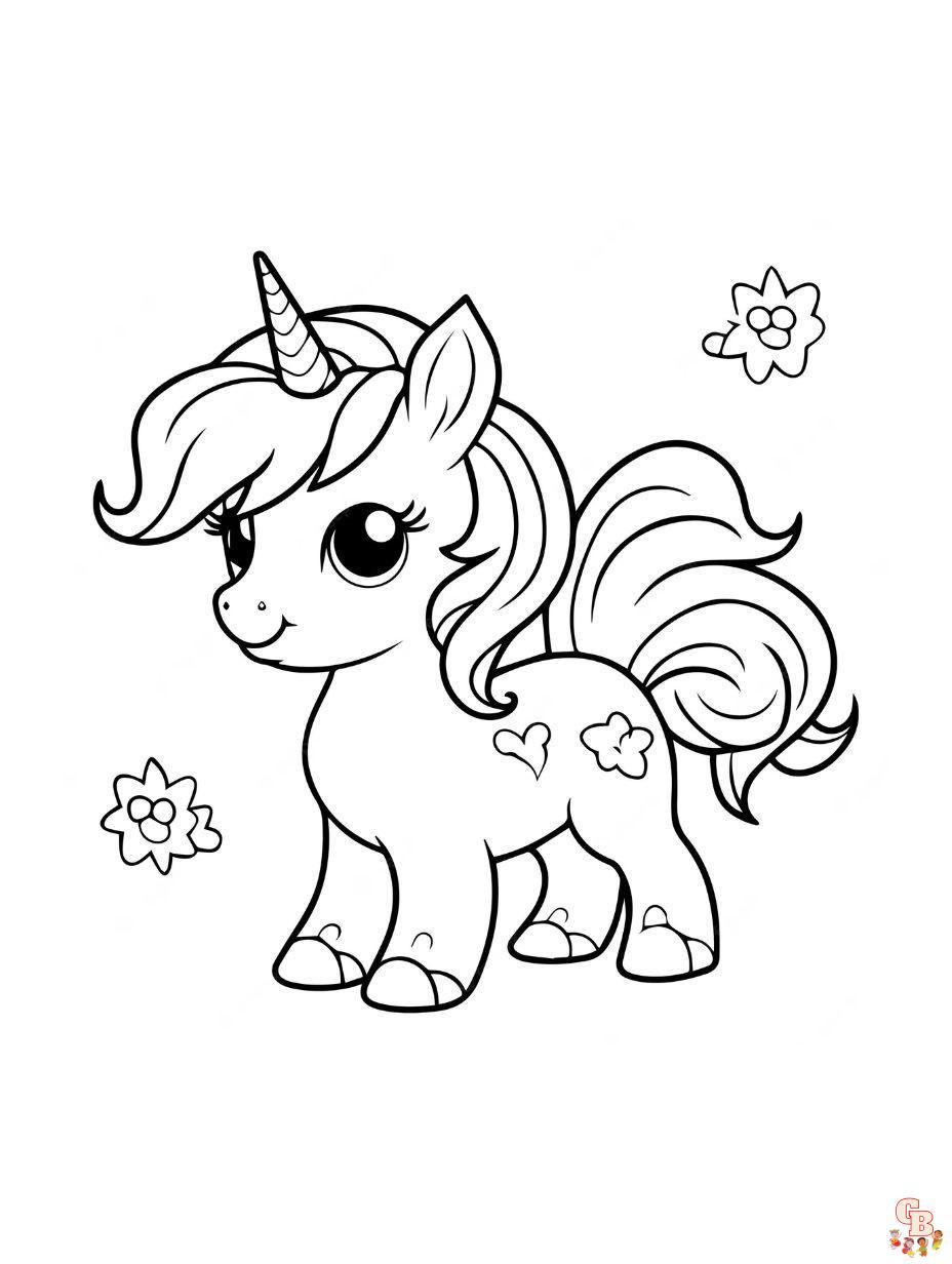 Free printable unicorn coloring pages for kids and adults