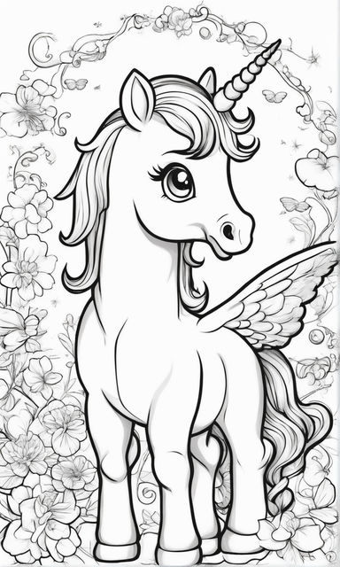 My little pony unicorn template