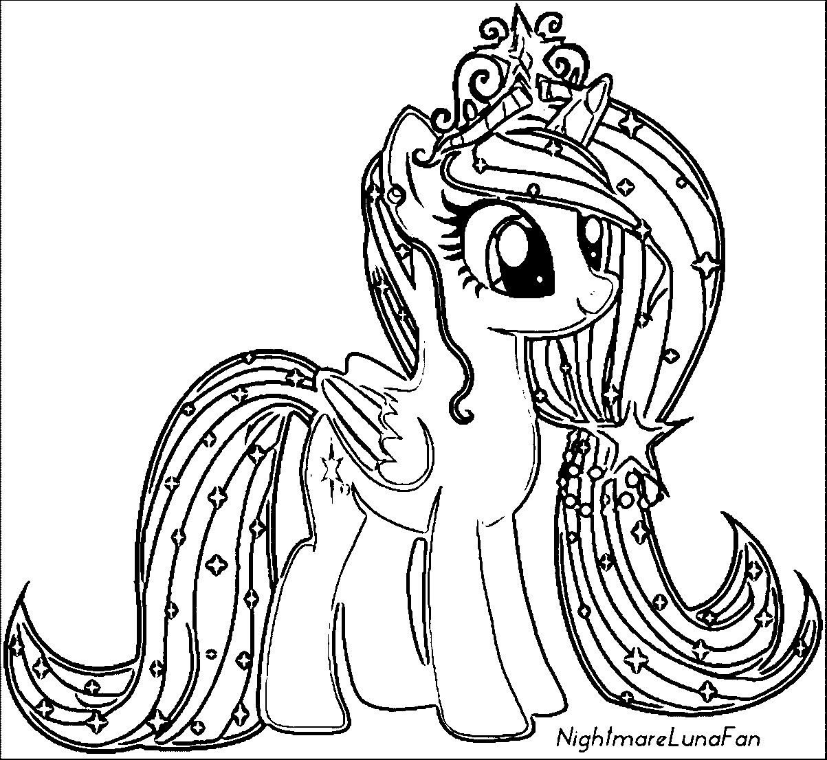 Pin by april dikty ordoyne on my little pony my little pony coloring unicorn coloring pages horse coloring pages