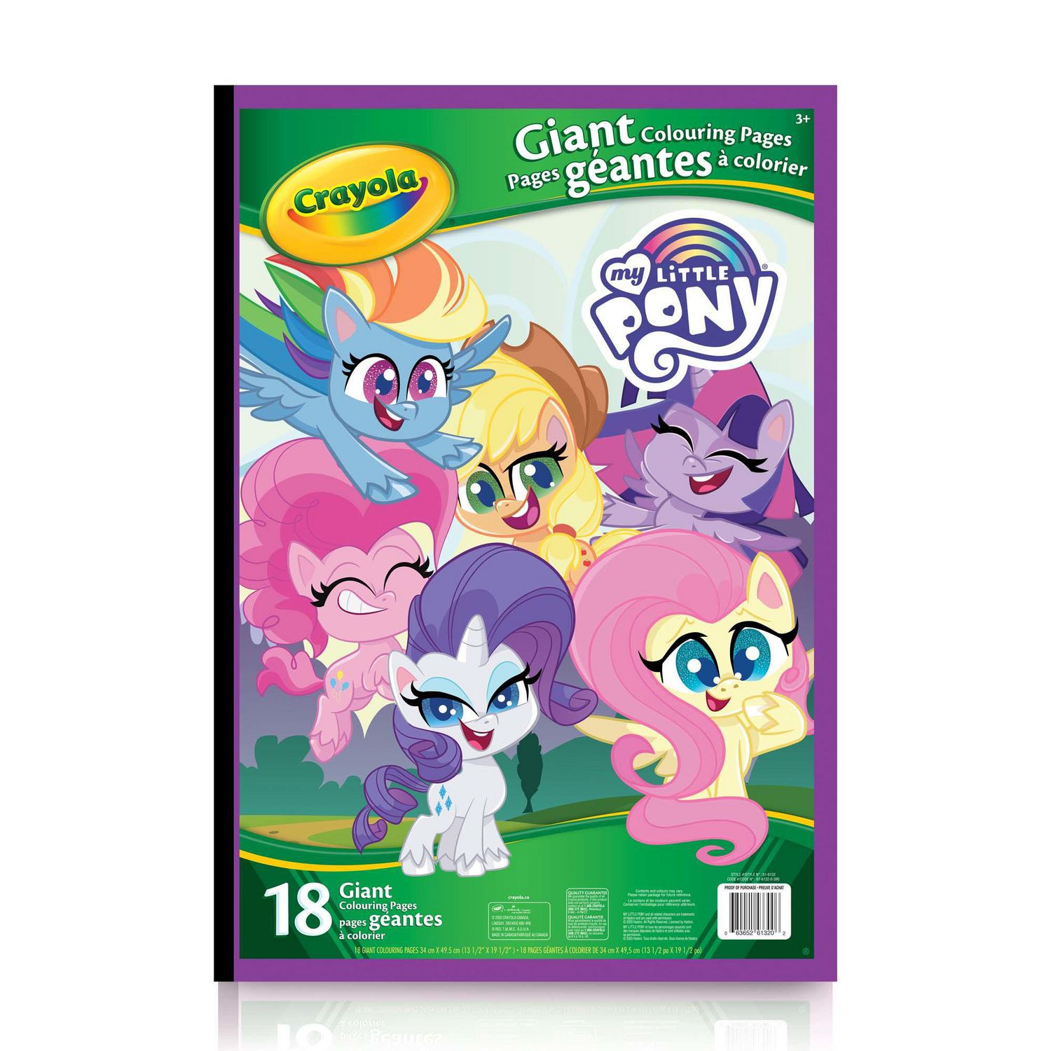 Crayola giant colouring pages my little pony my little pony giant colouring book