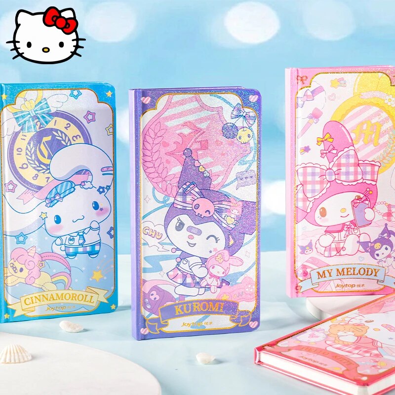 Anrio hellokitty mymelody cinnamoroll notepad kawaii anime girl grid quare coloring page hand book tudent memo notebook gift