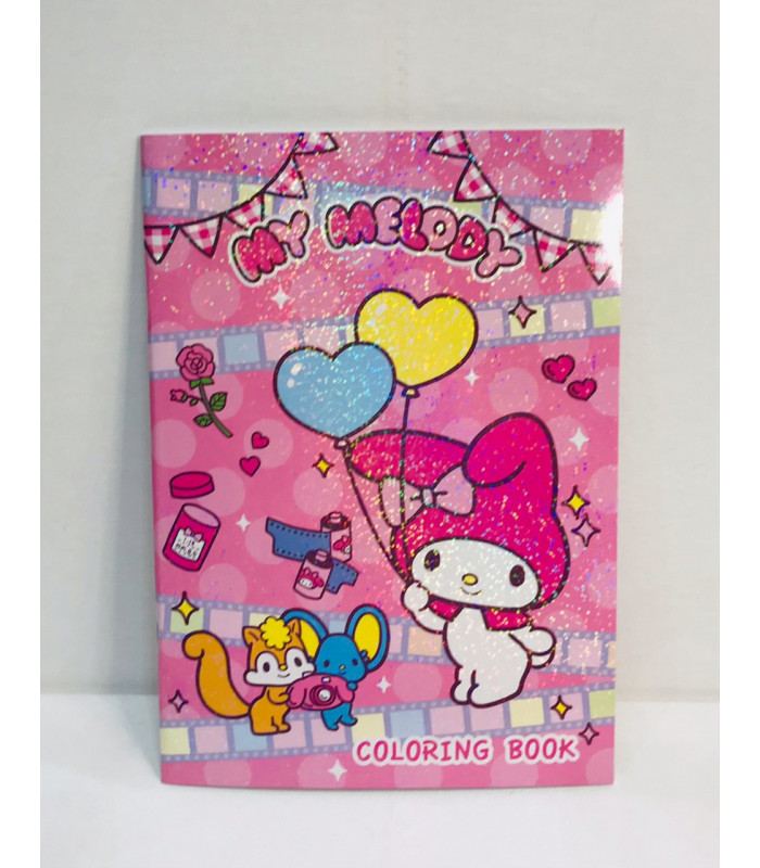 My melody loring book with stickers l