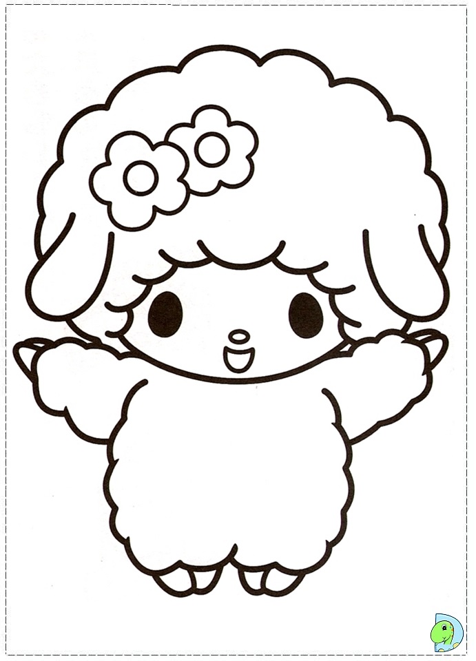 My melody coloring book