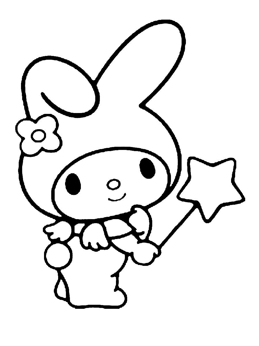 Top my melody coloring pages for kids