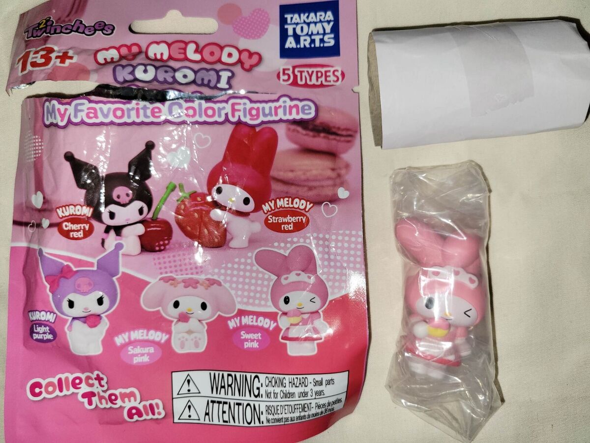 Twinchees my melody kuromi my favorite color sweet pink figure takara tomy