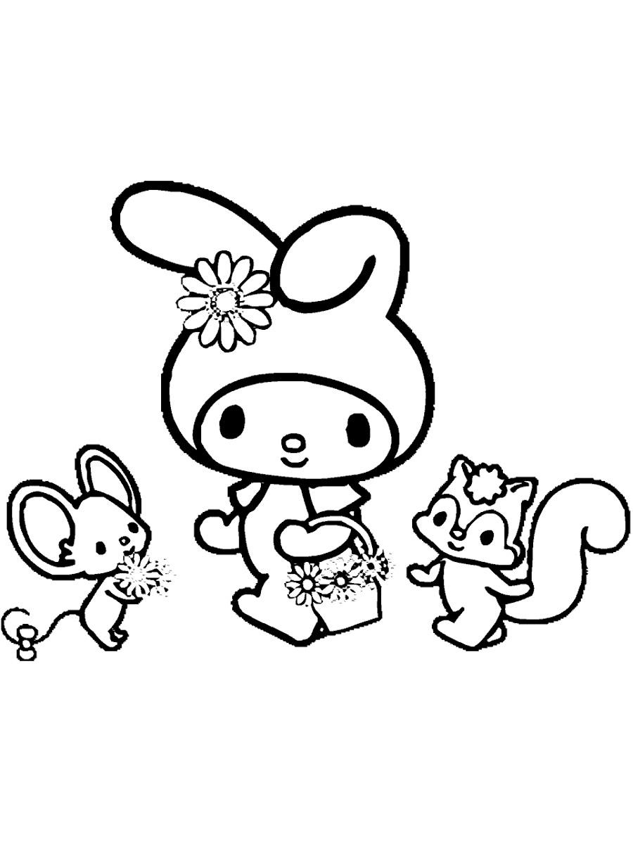 Top my melody coloring pages for kids