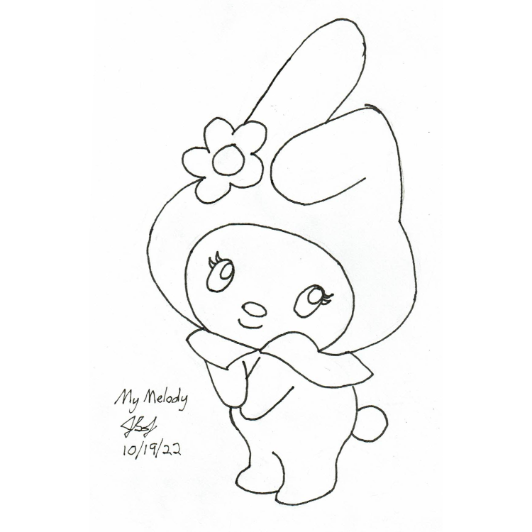 My melody lineart by jobeevrai on