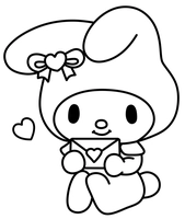 Ðï printable my melody coloring pages for free