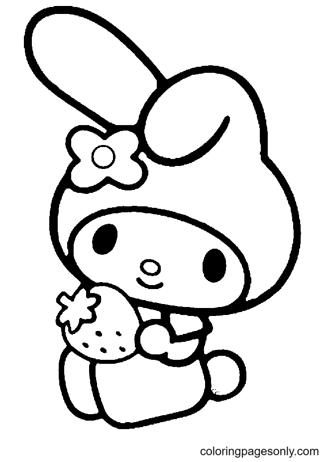 My melody coloring pages printable for free download