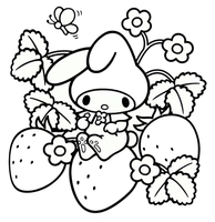 Ðï printable my melody coloring pages for free