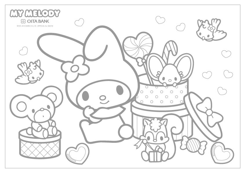 Âãµããªãªâ â free my melody coloring pages link to download in