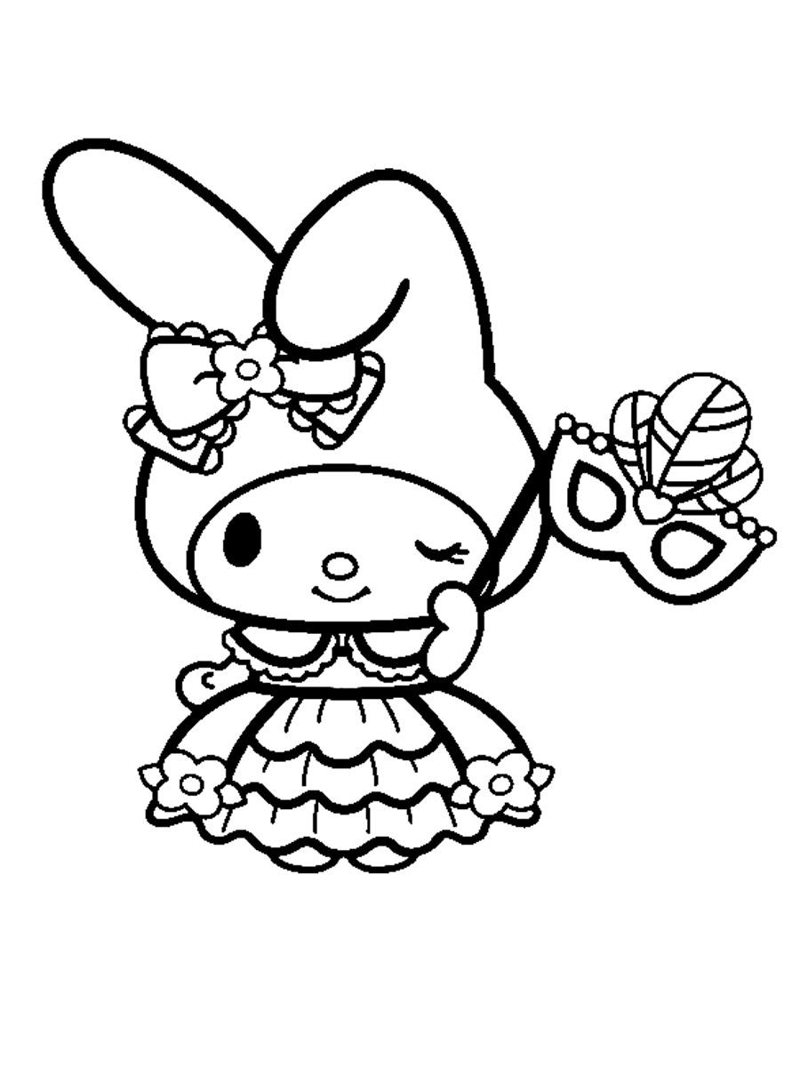 Top my melody coloring pages for kids