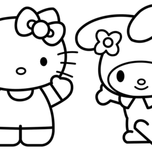 My melody coloring pages printable for free download