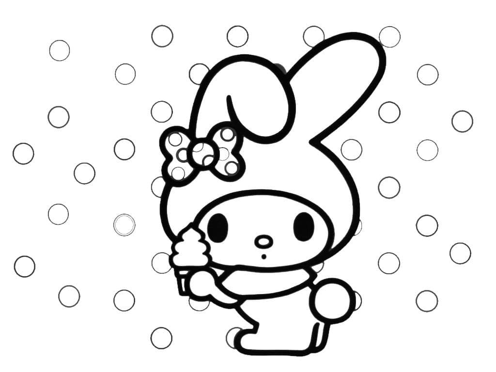 My melody coloring pages