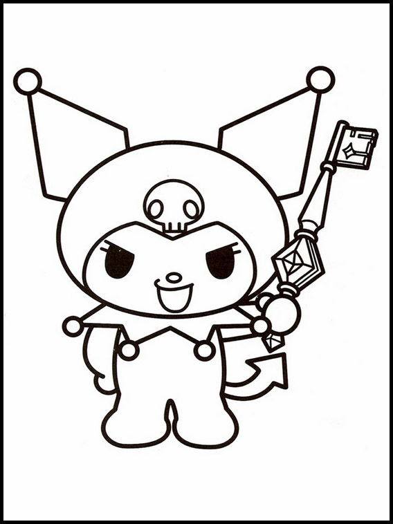 Printable coloring sheets onegai my melody