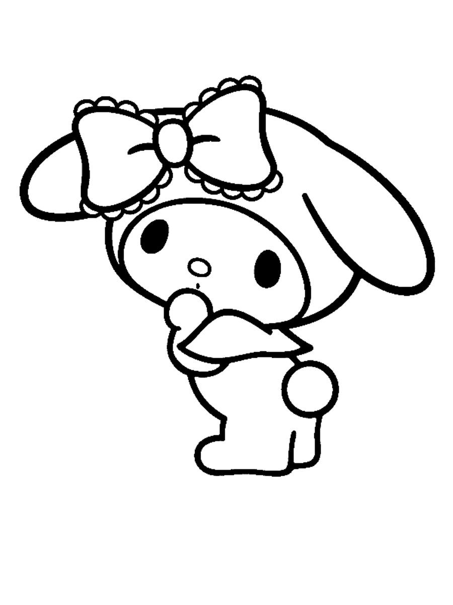 Top my melody coloring pages for kids