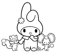 Ðï printable my melody coloring pages for free