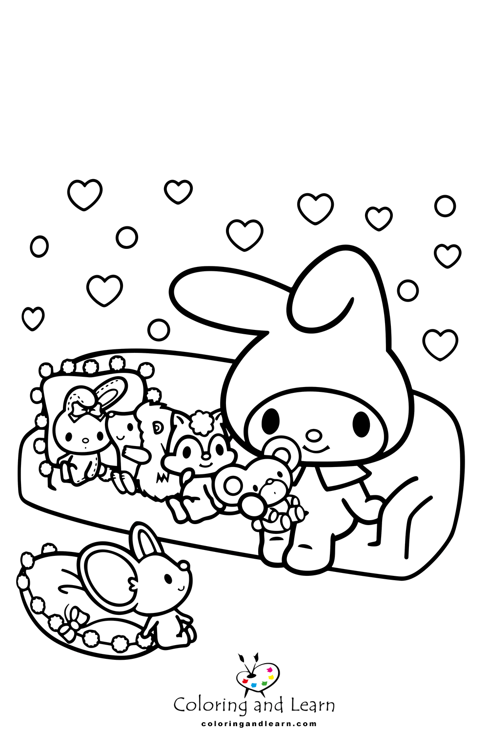 Sanrio coloring pages