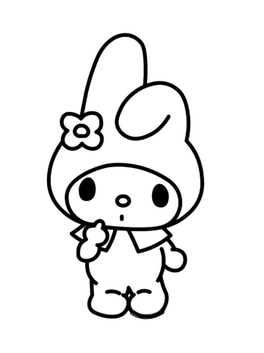 Top my melody coloring pages for kids