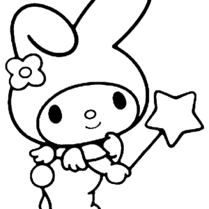 My melody coloring pages printable for free download