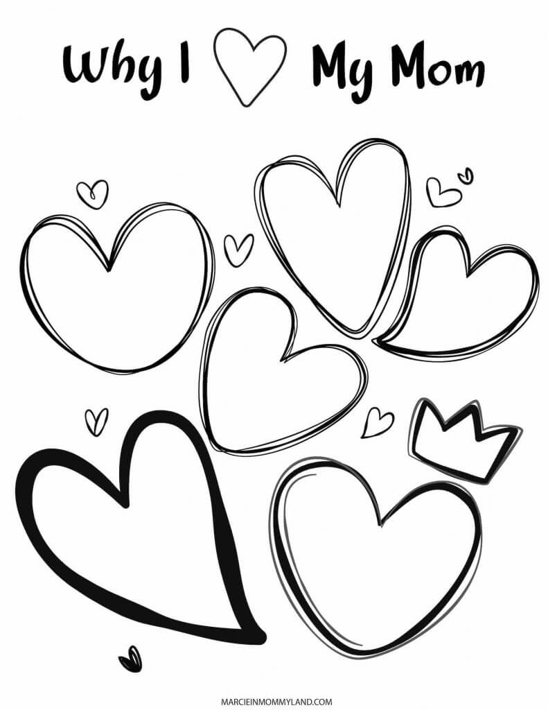 Free printable mothers day worksheets and coloring pages for kids