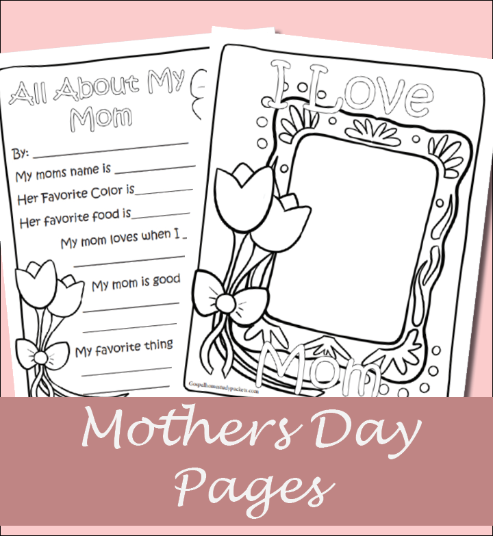 About my mom mothers day coloring pages