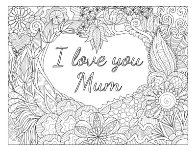 Free printable mothers day coloring pages for kids