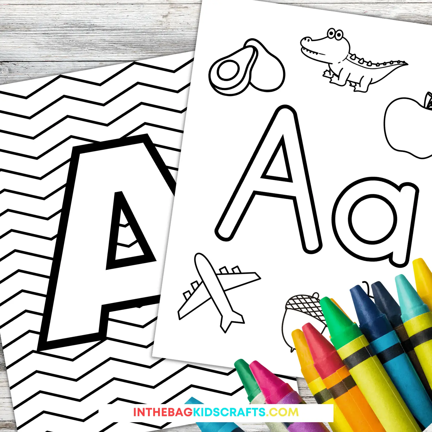 Letter a coloring pages free printables â in the bag kids crafts