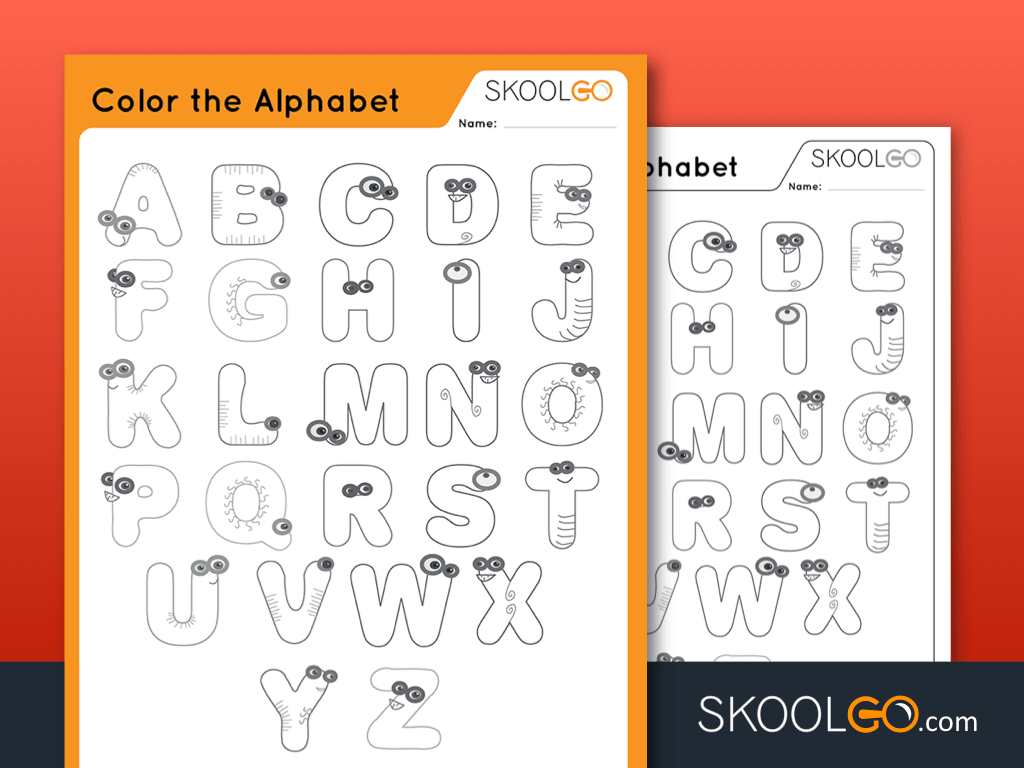 Color the alphabet