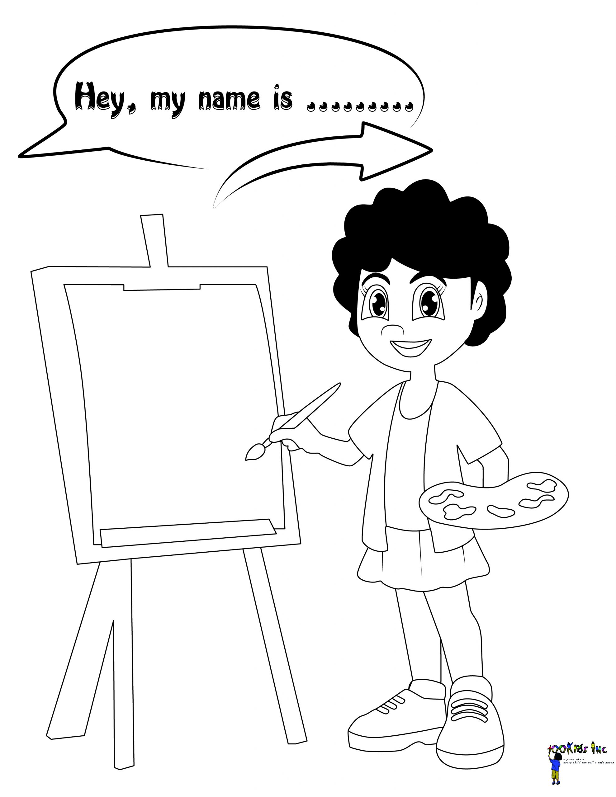 Coloring pages â kids inc