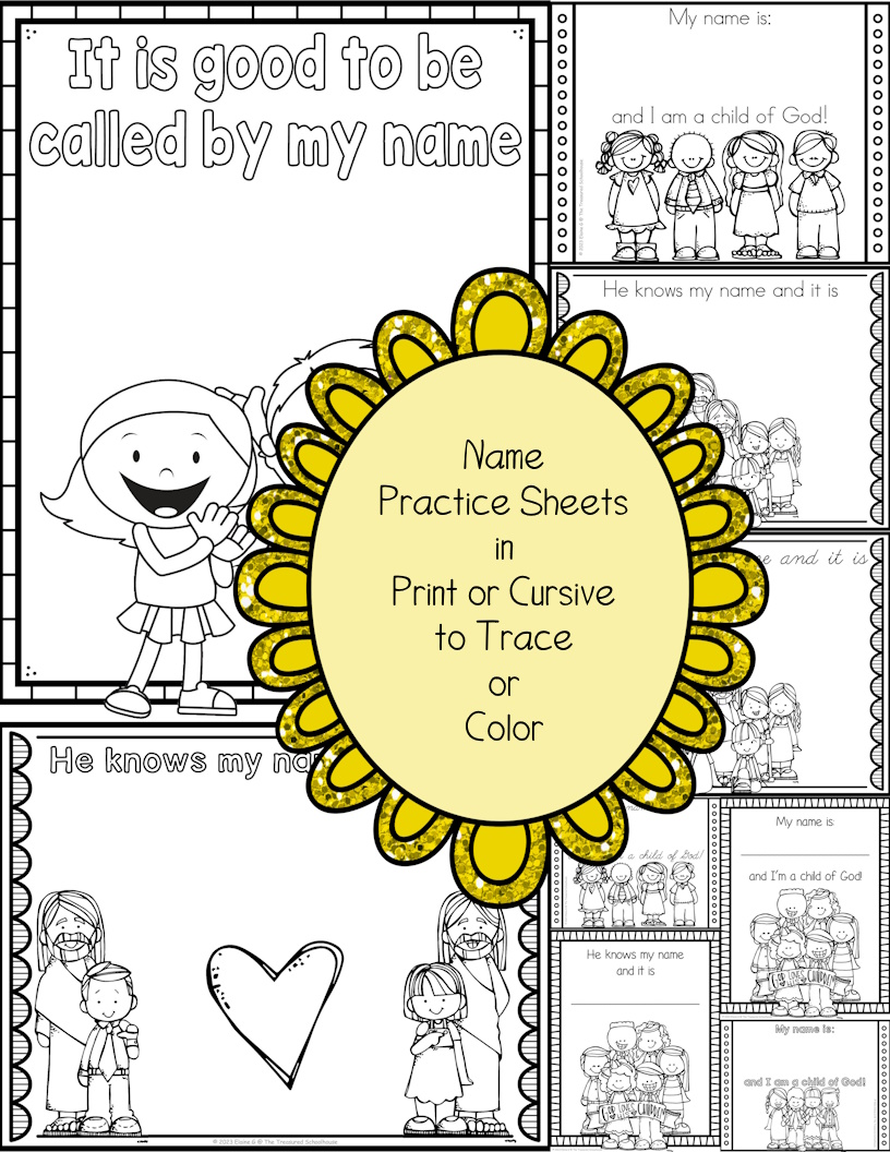 God knows my name activity pack made by teachers