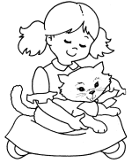 Pets coloring pages free printable pet coloring pages supper time for spot