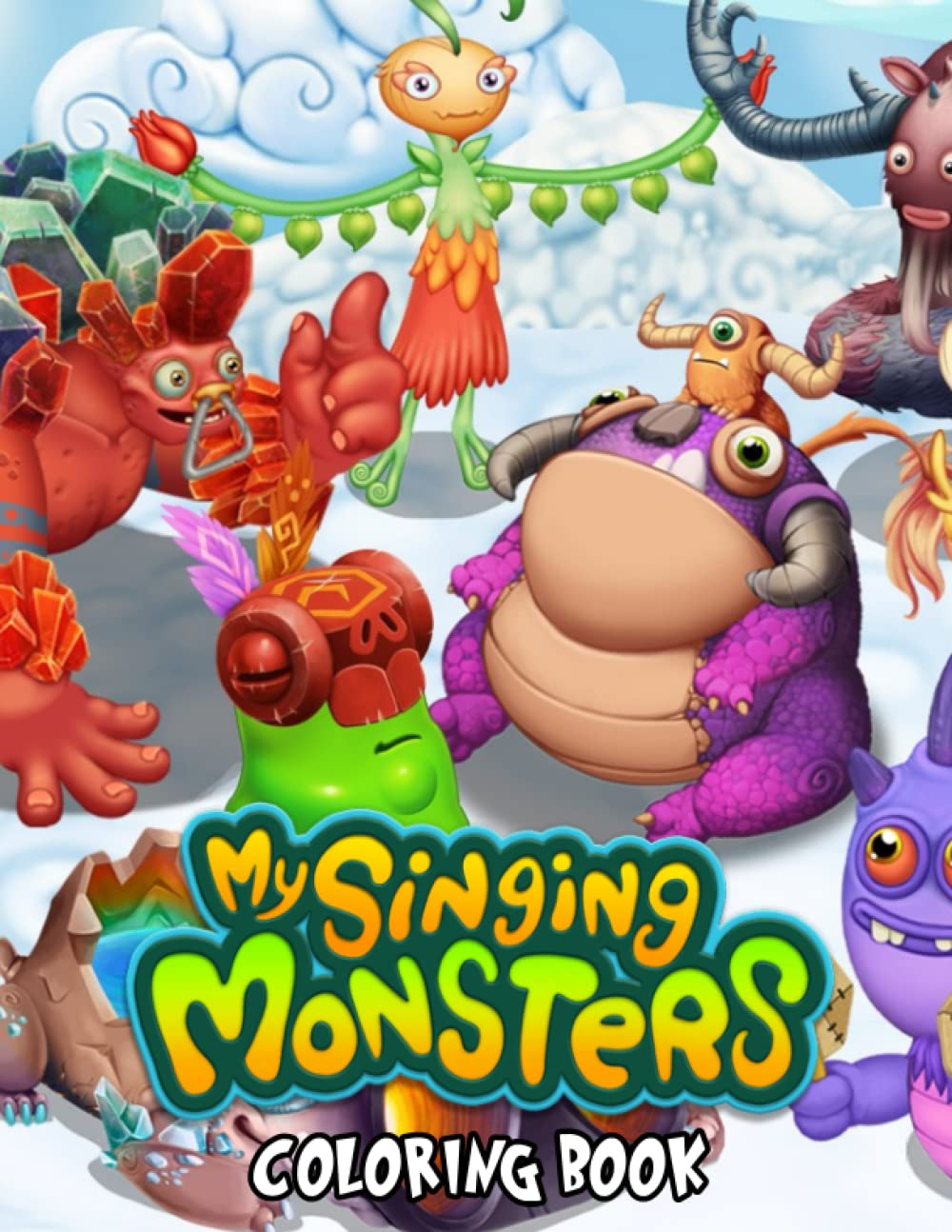 Buy my singing monsters coloring book great coloring book for kids and fans â giant pages with high quality images online at ireland