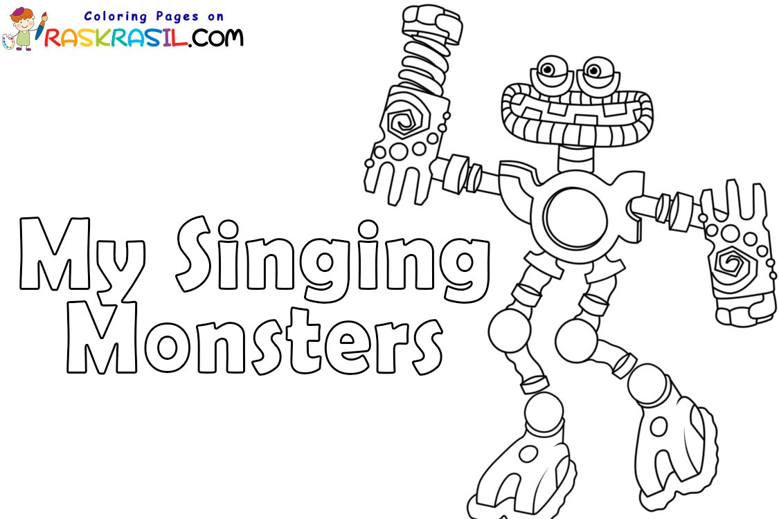 Wubbox coloring pages printable for free download