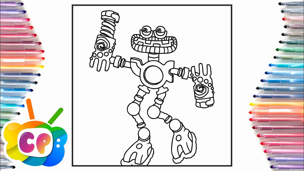 Y singing onsters coloring page all wubbox retrovision