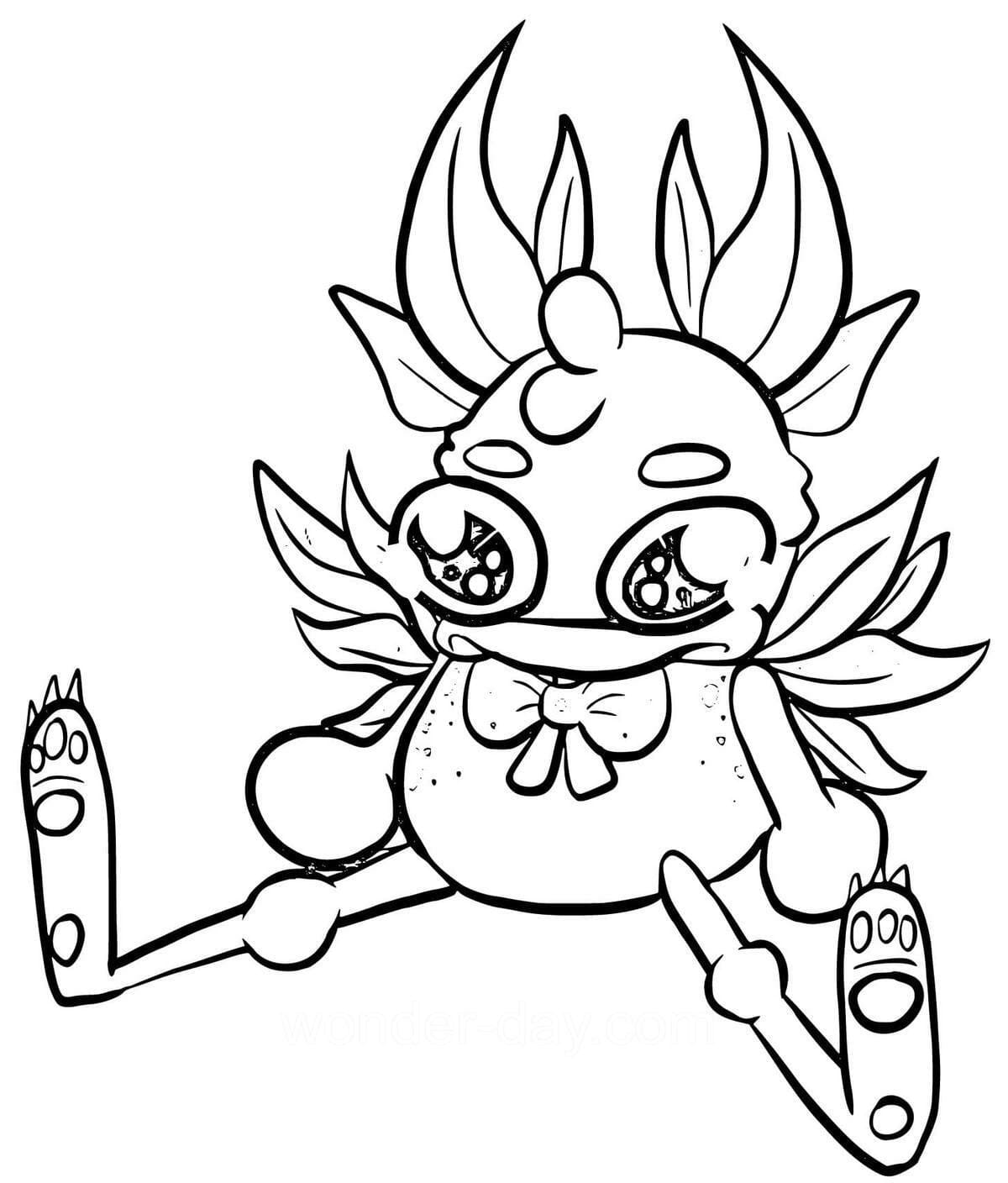 Free my singing monsters coloring page