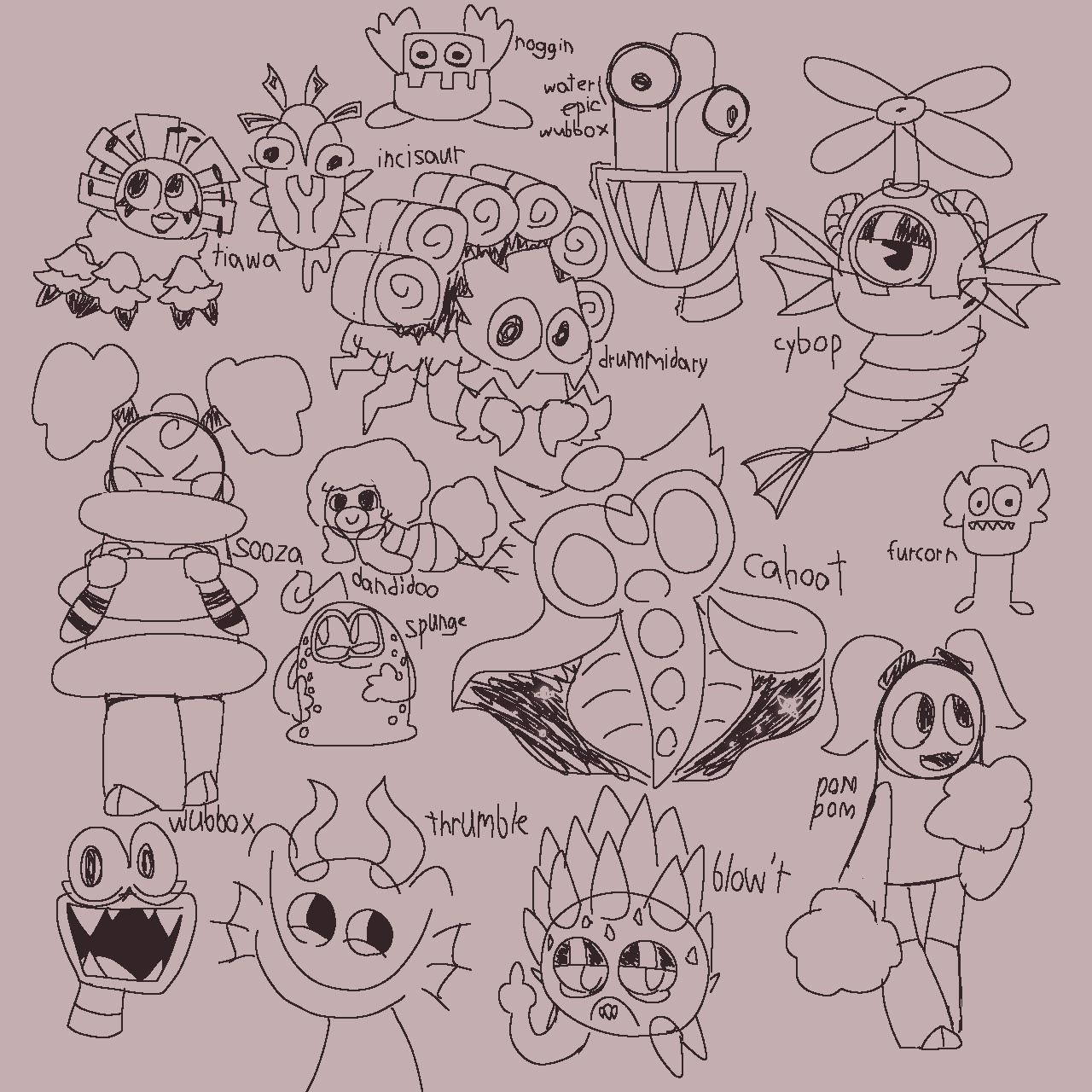 Msm doodle page rmysingingmonsters