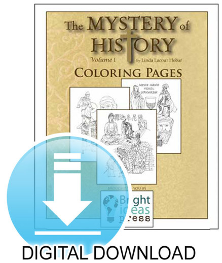 Mystery of history volume coloring pages digital download