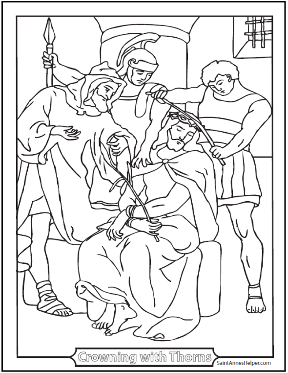 Rosary coloring pages âï joyful sorrowful and glorious mysteries