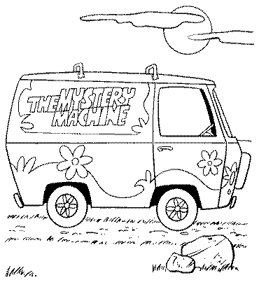 Scooby colouring book