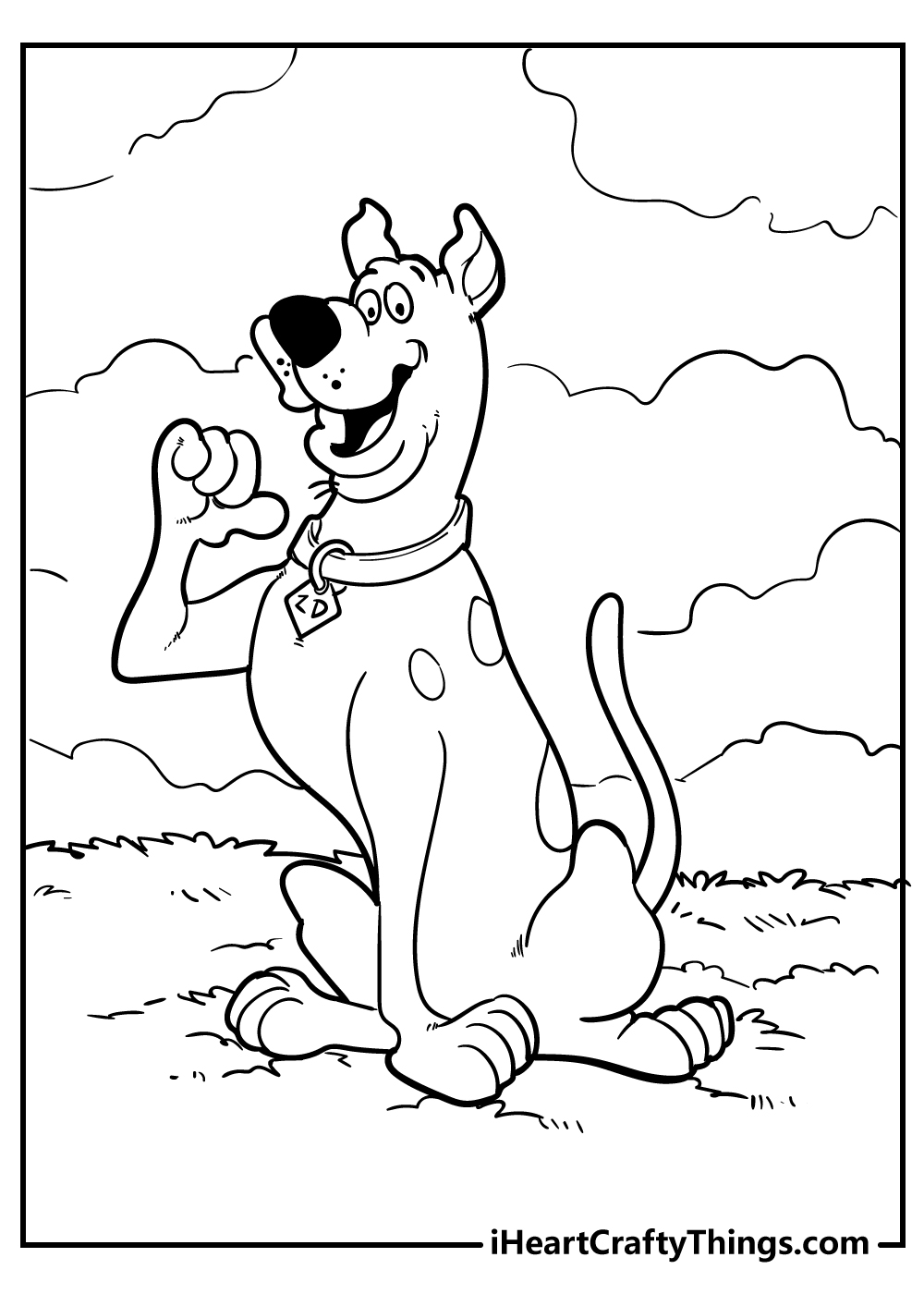 Scooby doo coloring pages free printables