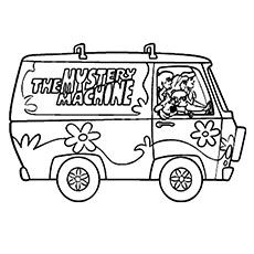 Mystery machine coloring pages scooby doo coloring pages coloring pages scooby doo birthday party