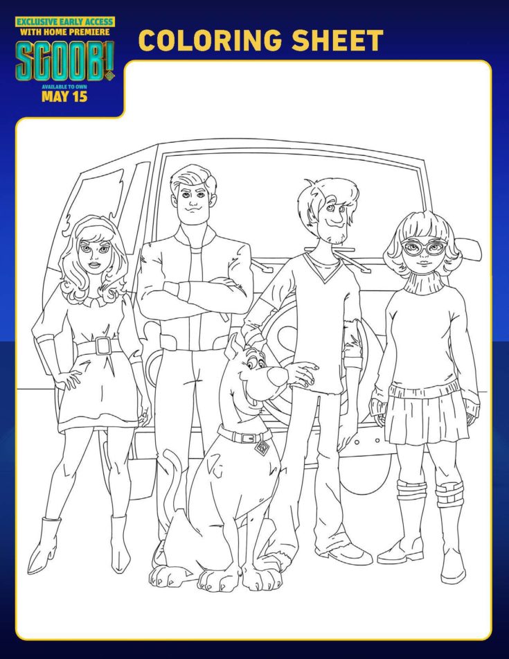 Scoob movie printable activity pages simply sweet days