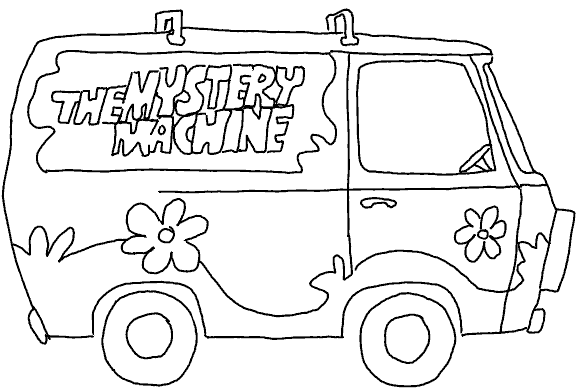 Scooby doo coloring pages mystery machine scooby doo coloring pages monster coloring pages scooby doo birthday party