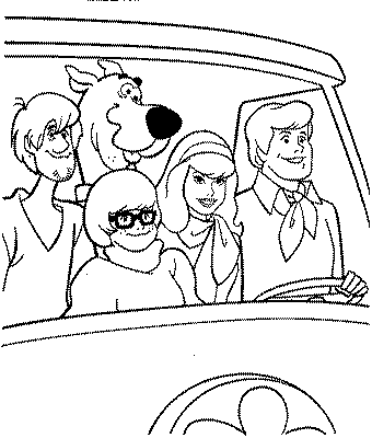 Scooby colouring book